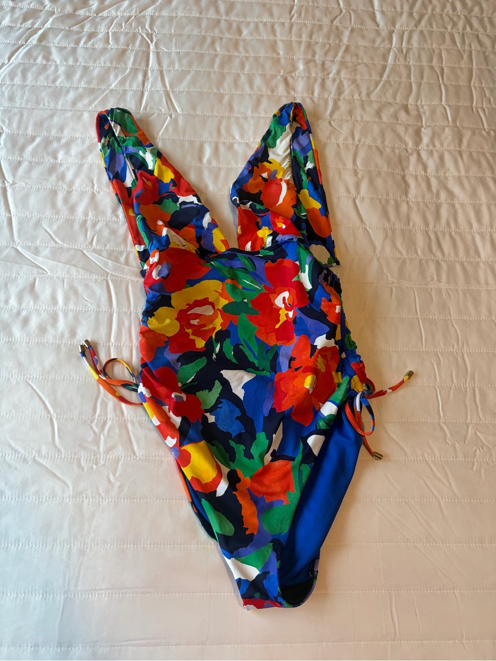 Lauren Ralph Lauren Multicolor Floral One-Piece Swimsuit
